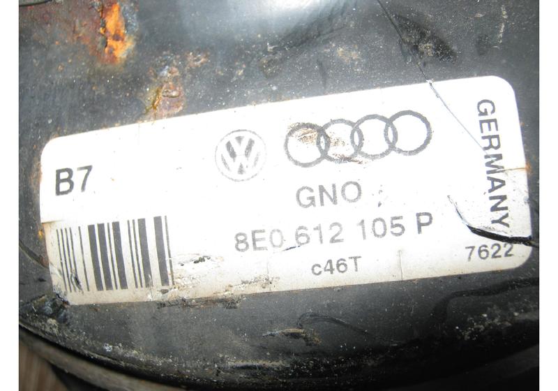 Вакуумный усилитель тормозов Audi A4 B7