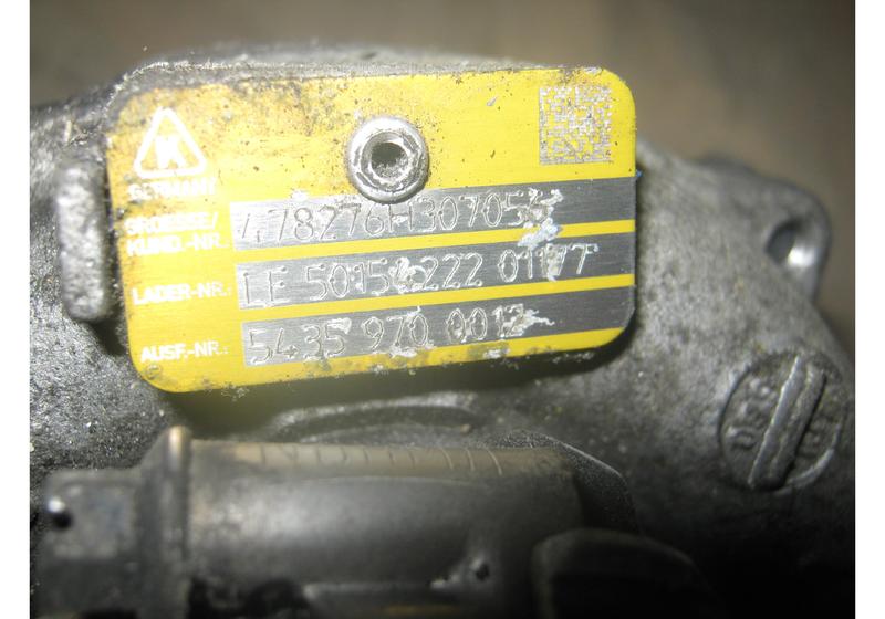 Турбина Renault Megane 3