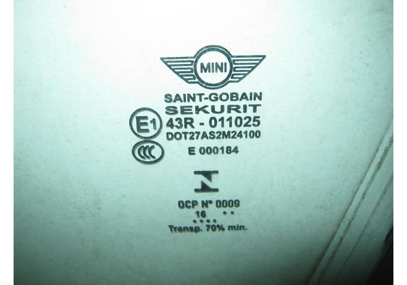Стекло передней левой двери Mini Clubman Cooper F54