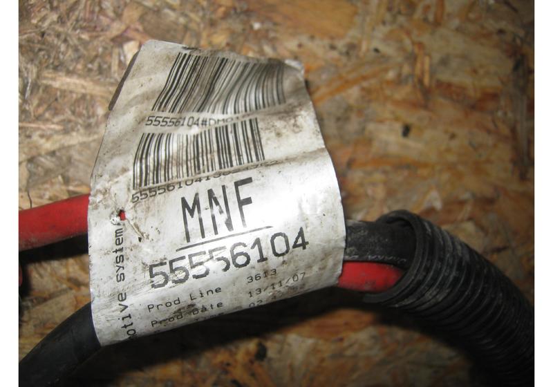 Клемма аккумулятора плюс Opel Corsa D